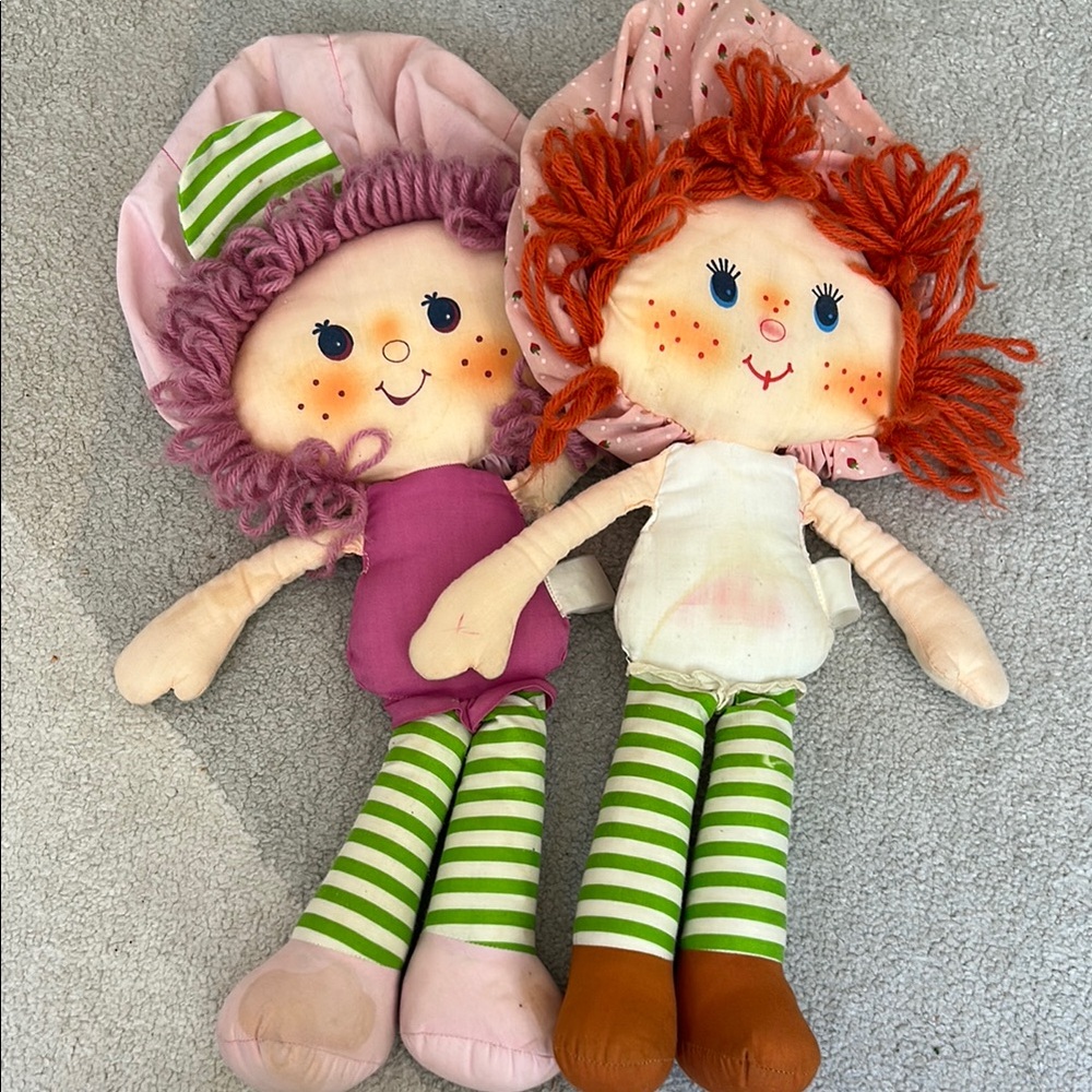 Strawberry Shortcake Cloth Dolls - VINTAGE